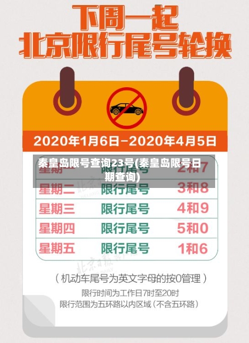 秦皇岛限号查询23号(秦皇岛限号日期查询)-第3张图片