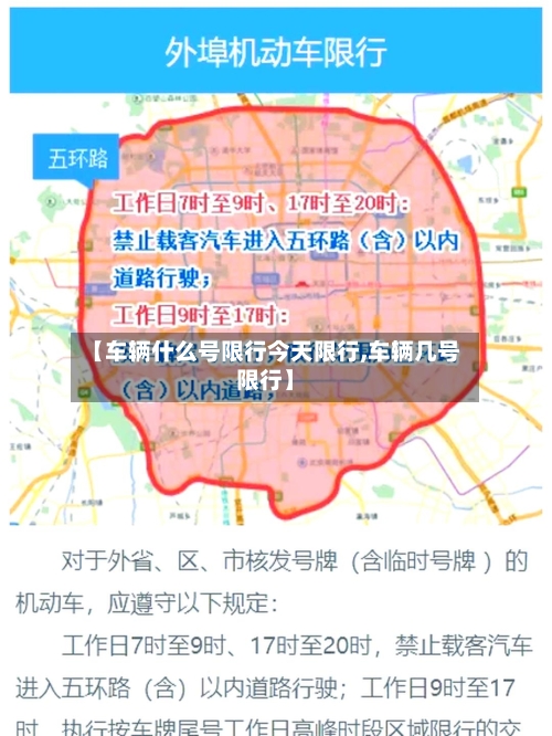 【车辆什么号限行今天限行,车辆几号限行】-第2张图片