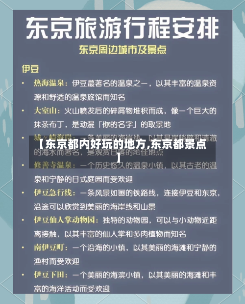 【东京都内好玩的地方,东京都景点】-第3张图片