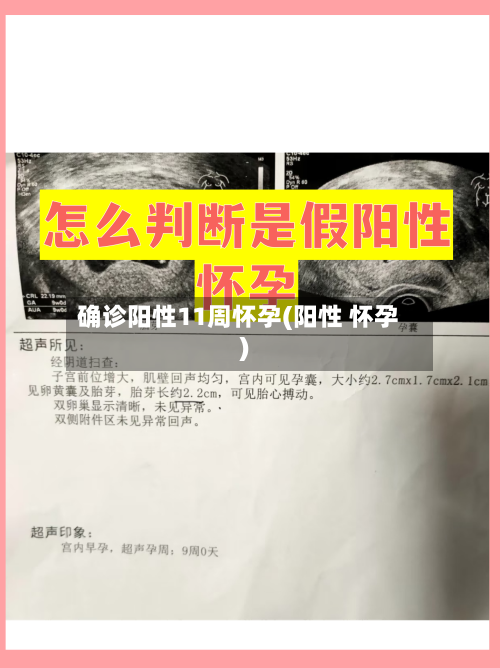 确诊阳性11周怀孕(阳性 怀孕)
