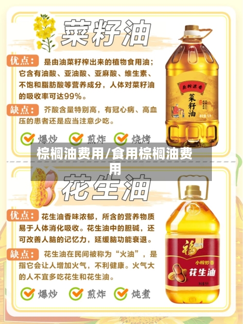 棕榈油费用/食用棕榈油费用