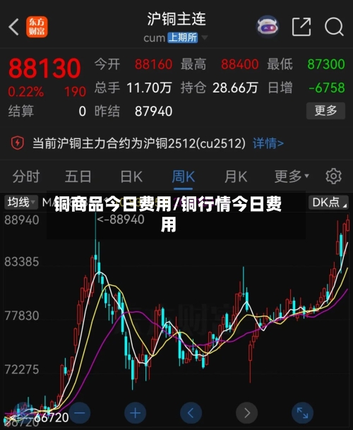 铜商品今日费用/铜行情今日费用