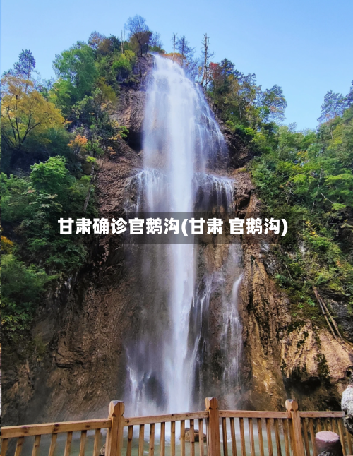 甘肃确诊官鹅沟(甘肃 官鹅沟)-第2张图片