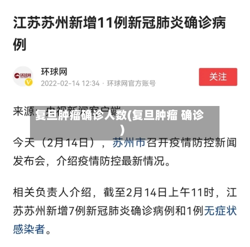 复旦肿瘤确诊人数(复旦肿瘤 确诊)