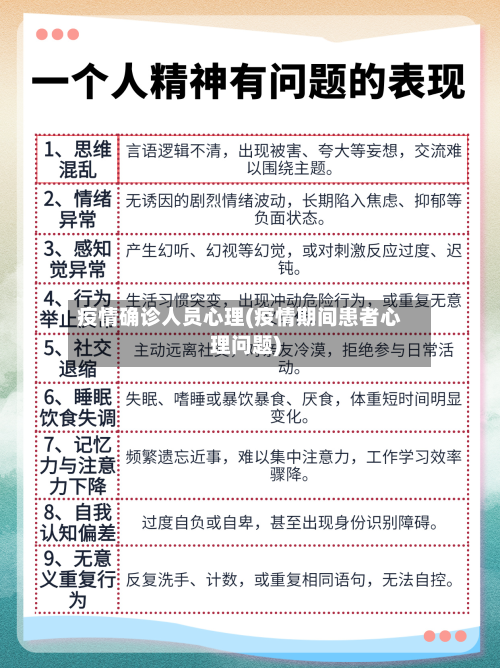 疫情确诊人员心理(疫情期间患者心理问题)-第3张图片