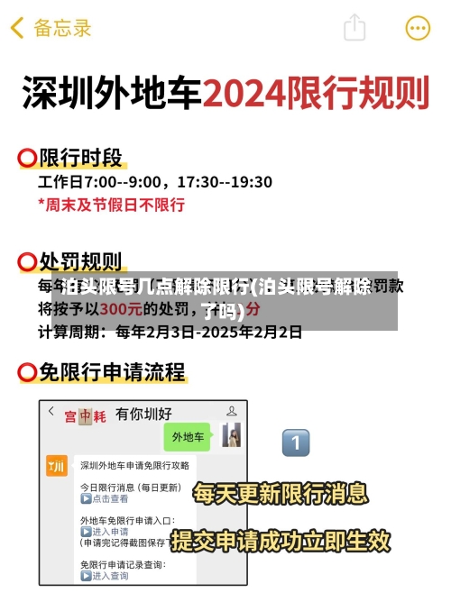 泊头限号几点解除限行(泊头限号解除了吗)-第2张图片