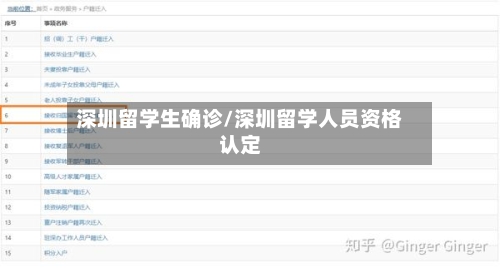 深圳留学生确诊/深圳留学人员资格认定-第2张图片