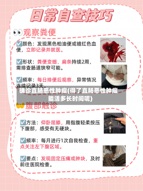 确诊直肠恶性肿瘤(得了直肠恶性肿瘤能活多长时间呢)