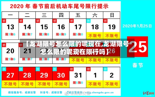 【龙湖限号怎么限的呢现在,龙湖限号怎么限的呢现在限行吗】-第2张图片