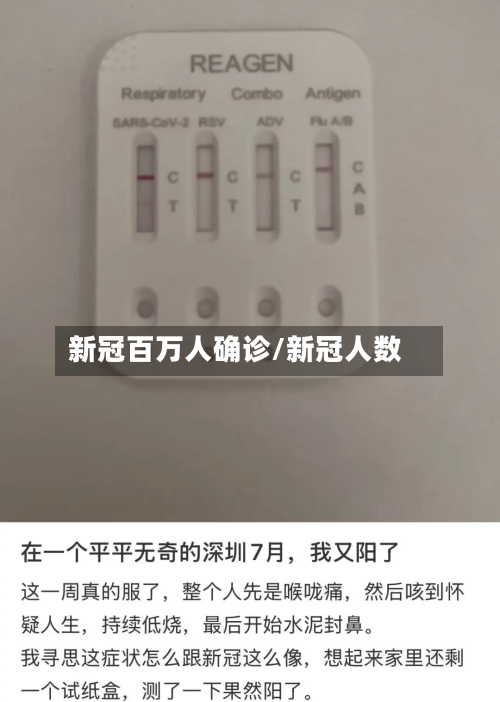 新冠百万人确诊/新冠人数-第2张图片