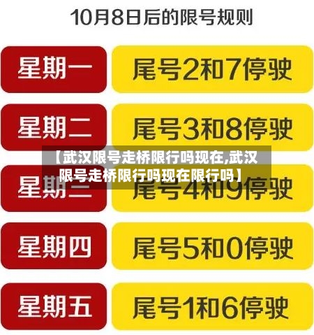 【武汉限号走桥限行吗现在,武汉限号走桥限行吗现在限行吗】
