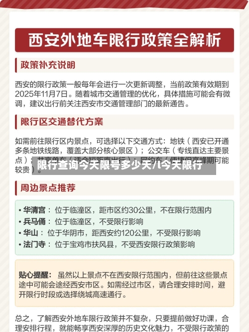 限行查询今天限号多少天/l今天限行-第2张图片