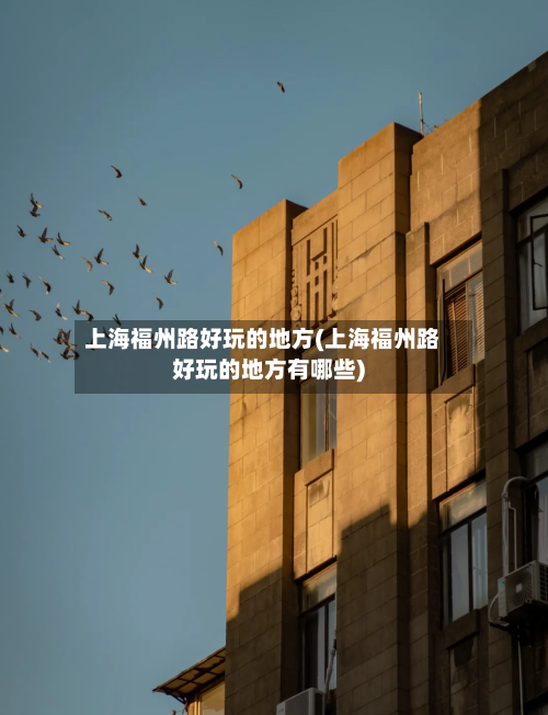 上海福州路好玩的地方(上海福州路好玩的地方有哪些)