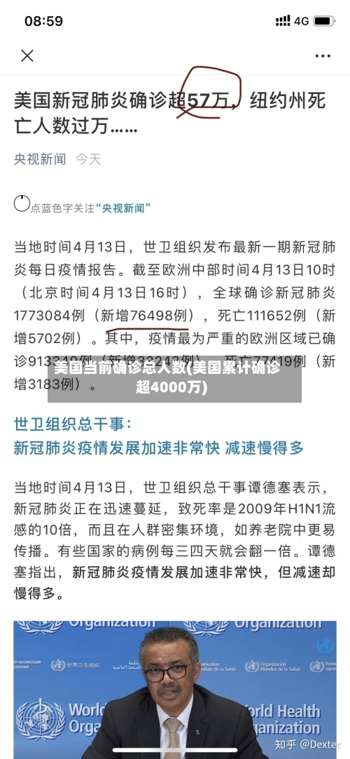 美国当前确诊总人数(美国累计确诊超4000万)-第2张图片