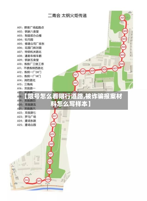 【限号怎么看限行道路,被诈骗报案材料怎么写样本】