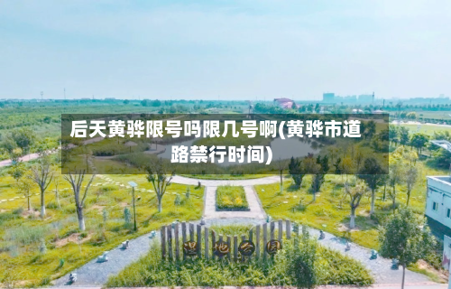 后天黄骅限号吗限几号啊(黄骅市道路禁行时间)-第2张图片