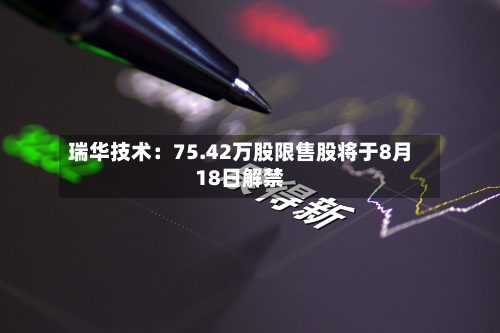 瑞华技术：75.42万股限售股将于8月18日解禁