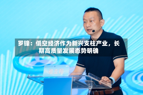 罗锋：低空经济作为新兴支柱产业，长期高质量发展态势明确-第2张图片