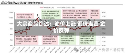 大宗商品综述：油价上涨 铜价走高 金价反弹-第1张图片