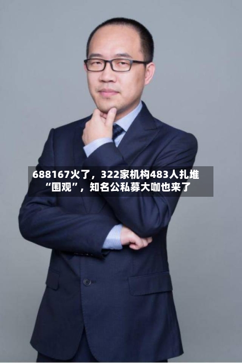 688167火了，322家机构483人扎堆“围观	”，知名公私募大咖也来了-第2张图片