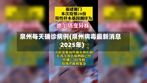 泉州每天确诊病例(泉州病毒最新消息2025年)