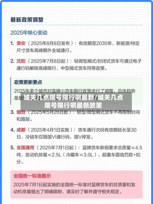 城关几点限号限行啊最新/城关几点限号限行啊最新政策-第2张图片