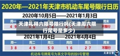 天津礼拜六限号限行吗(天津周六限行尾号是多少)-第3张图片