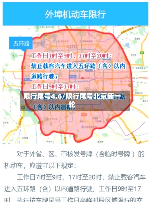 限行尾号4.6/限行尾号北京新一轮