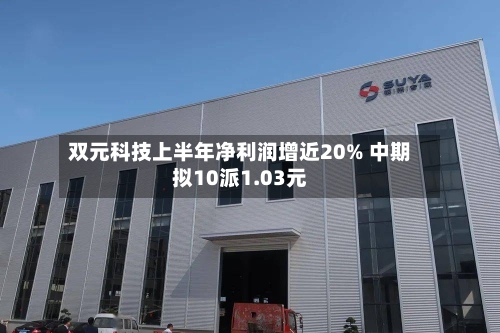 双元科技上半年净利润增近20% 中期拟10派1.03元-第2张图片