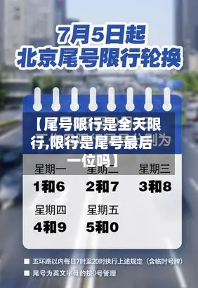 【尾号限行是全天限行,限行是尾号最后一位吗】