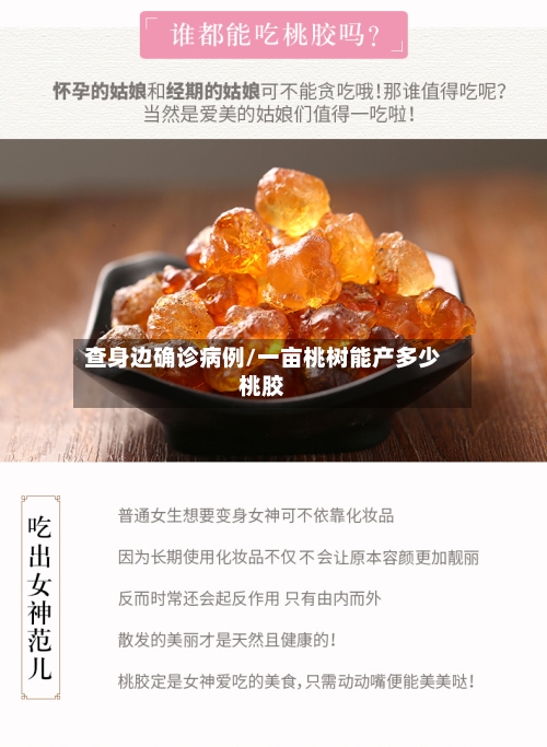 查身边确诊病例/一亩桃树能产多少桃胶
