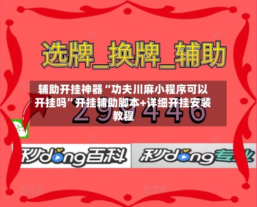 辅助开挂神器“功夫川麻小程序可以开挂吗	”开挂辅助脚本+详细开挂安装教程-第2张图片