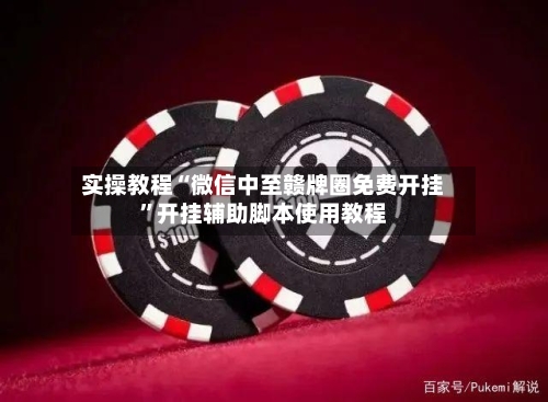 实操教程“微信中至赣牌圈免费开挂”开挂辅助脚本使用教程-第2张图片