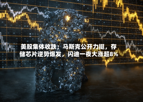 美股集体收跌；马斯克公开力挺	，存储芯片逆势爆发，闪迪一夜大涨超8%-第3张图片