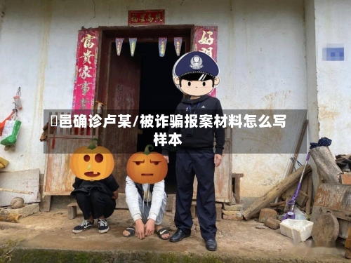 鄠邑确诊卢某/被诈骗报案材料怎么写样本-第2张图片