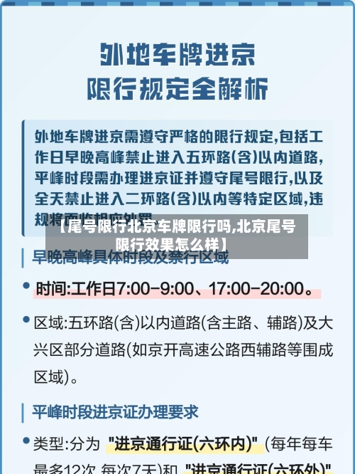 【尾号限行北京车牌限行吗,北京尾号限行效果怎么样】