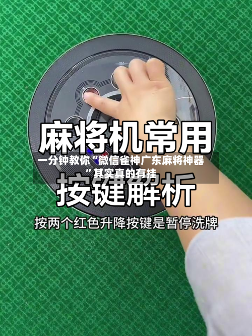一分钟教你“微信雀神广东麻将神器”其实真的有挂