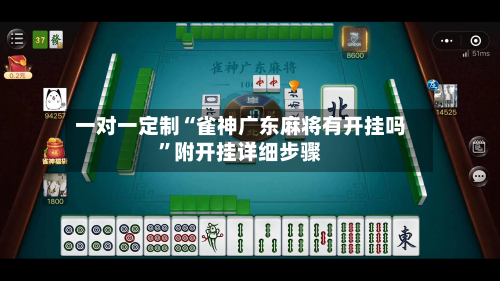 一对一定制“雀神广东麻将有开挂吗”附开挂详细步骤-第2张图片