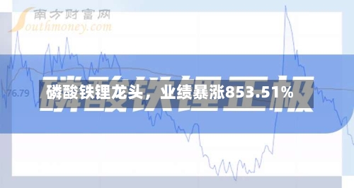 磷酸铁锂龙头，业绩暴涨853.51%