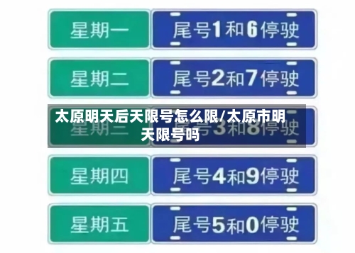 太原明天后天限号怎么限/太原市明天限号吗