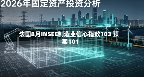 法国8月INSEE制造业信心指数103 预期101