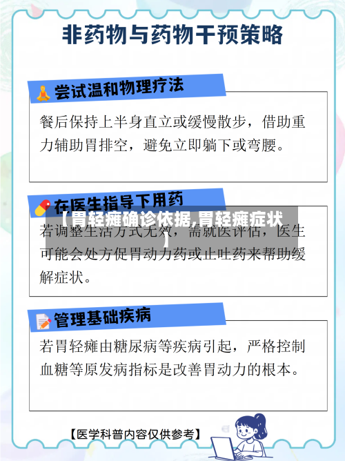 【胃轻瘫确诊依据,胃轻瘫症状】