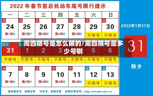 周四限号是怎么限的/周四限号是多少号啊-第3张图片