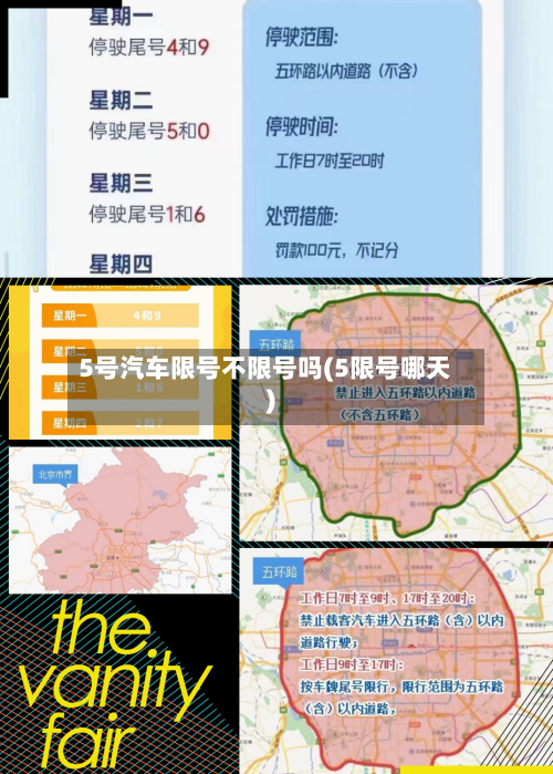 5号汽车限号不限号吗(5限号哪天)