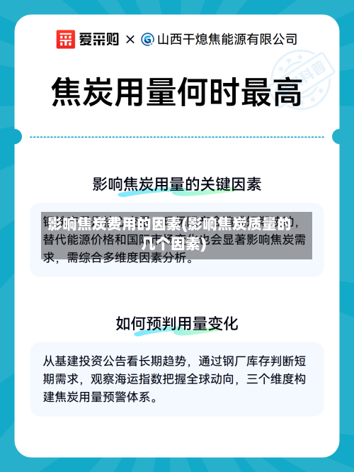 影响焦炭费用的因素(影响焦炭质量的几个因素)