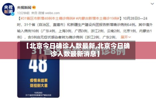 【北京今日确诊人数最新,北京今日确诊人数最新消息】-第2张图片