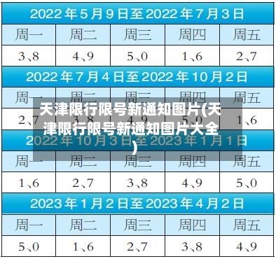 天津限行限号新通知图片(天津限行限号新通知图片大全)