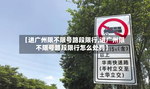 【进广州限不限号路段限行,进广州限不限号路段限行怎么处罚】-第3张图片