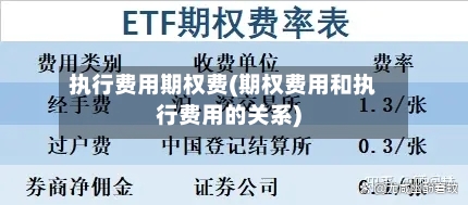 执行费用期权费(期权费用和执行费用的关系)-第2张图片