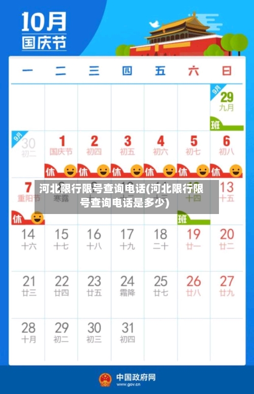 河北限行限号查询电话(河北限行限号查询电话是多少)-第2张图片